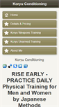 Mobile Screenshot of koryuconditioning.com